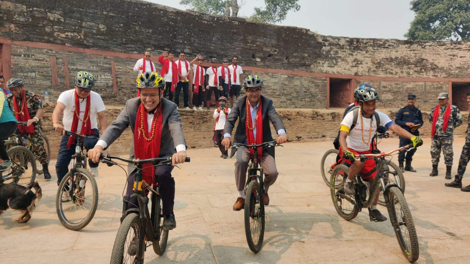 अमरगढी किल्ला–खप्तड साइकल यात्रा सुरु 